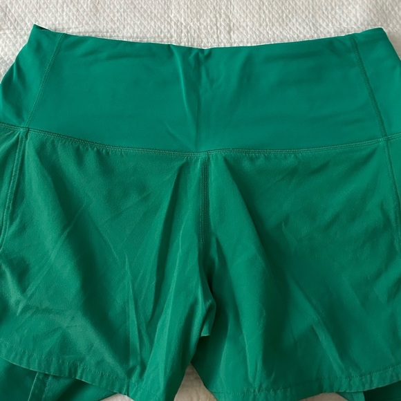 Lululemon Speed Up High-Rise Lined Short 4" - Kelly Green SZ 4 - Picture 7 of 8